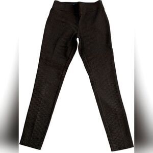 Apt. 9 BRYNN Shimmer Straight leg Pants - Size 6 Black/Copper